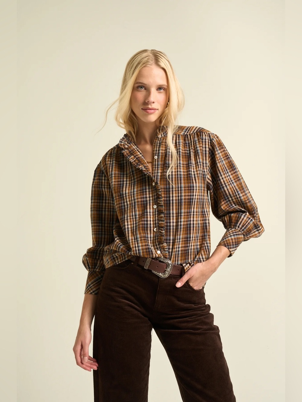 Sonmer Alexa Blouse Blue